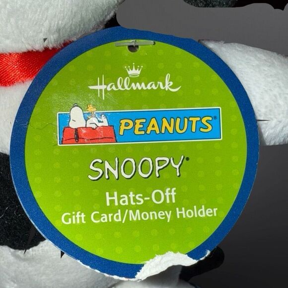 Hallmark Peanuts SnoopyGraduation Hat Pops Up Plush Gift Card/Money Holder 8” - Picture 3 of 7